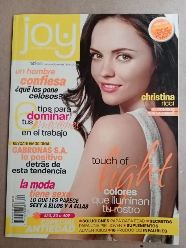 JOY MEXICO magazine side cover  March 2008