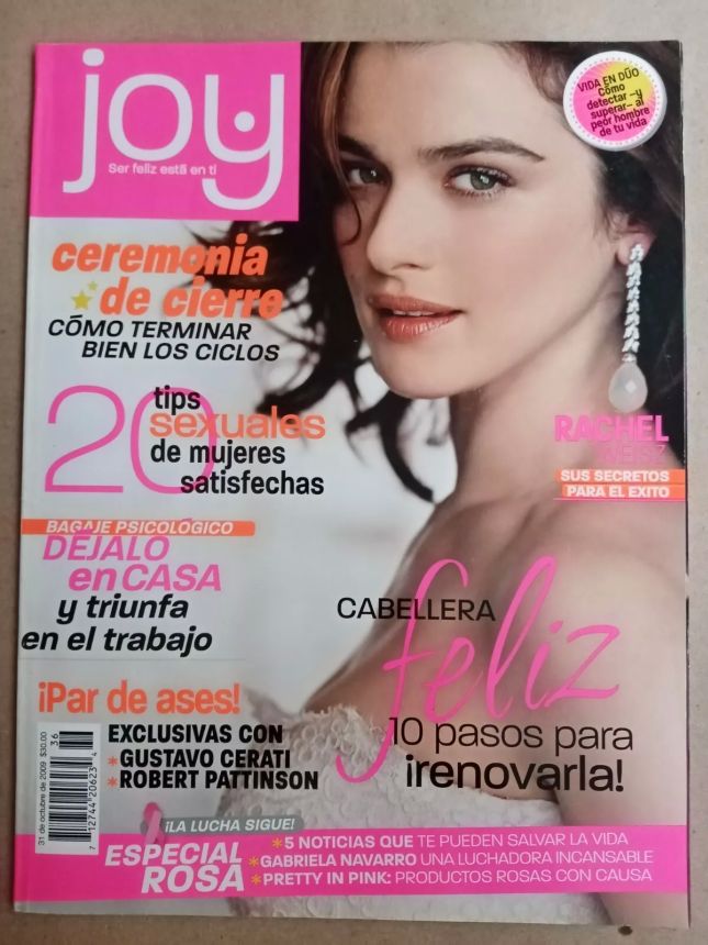 JOY MEXICO magazine side cover  October 2009