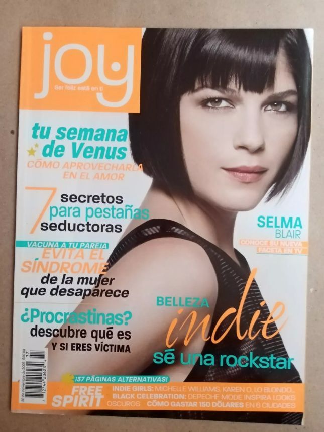 JOY MEXICO magazine side cover  November 2009