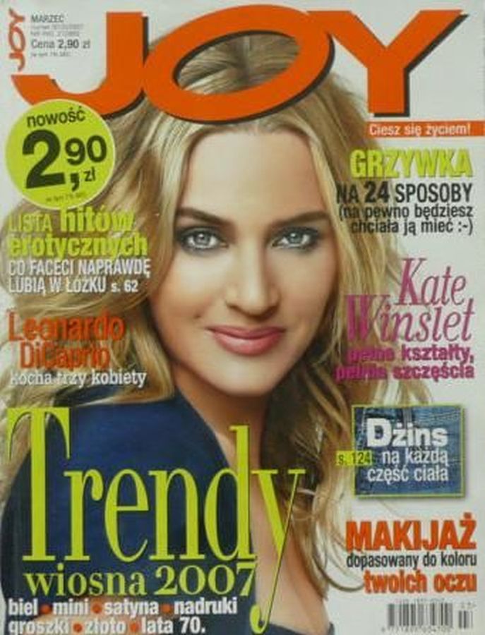 JOY POLAND magazine side cover  March 2006