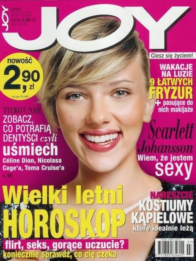 JOY POLAND magazine side cover  July 2006