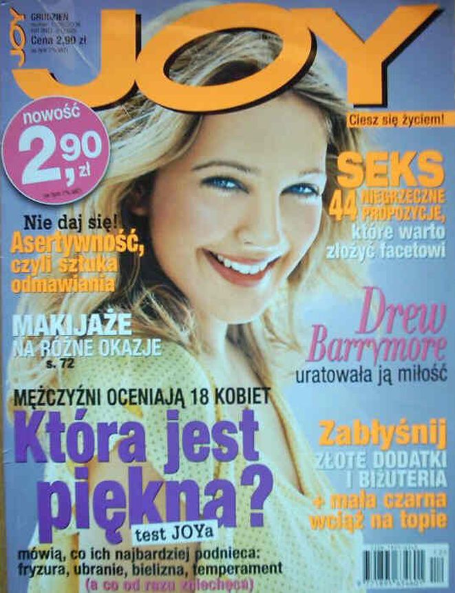 JOY POLAND magazine side cover  December 2006