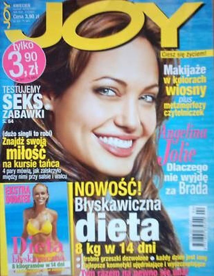 JOY POLAND magazine side cover  April 2007