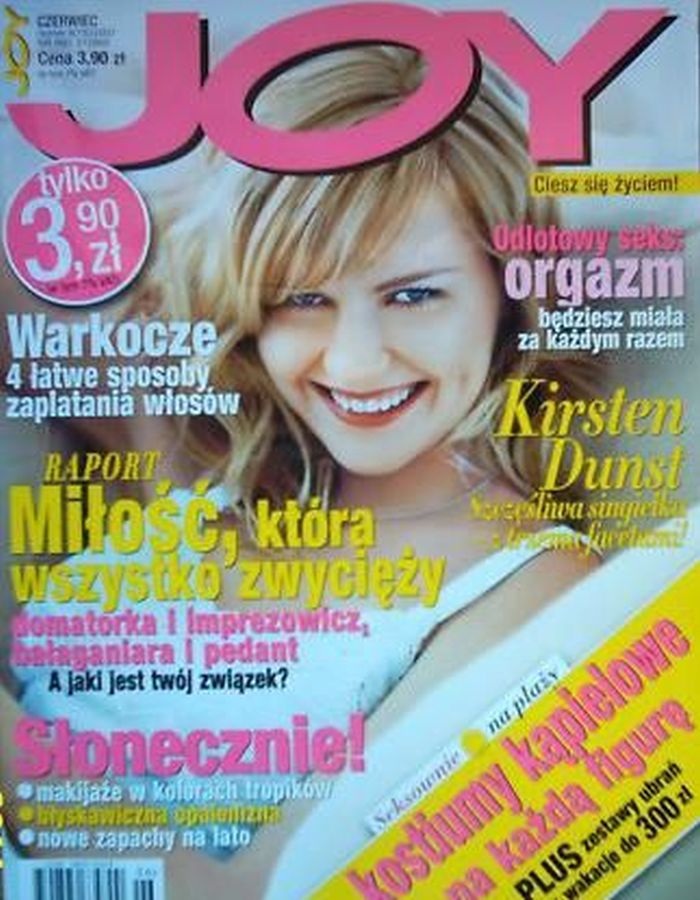 JOY POLAND magazine side cover  June 2007