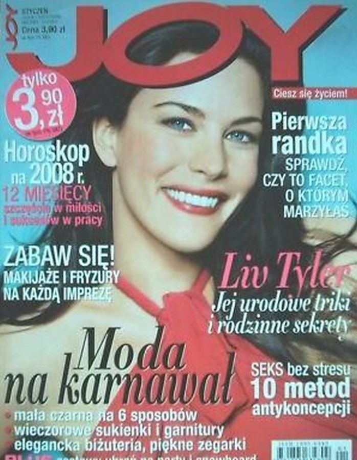 JOY POLAND magazine side cover  January 2008