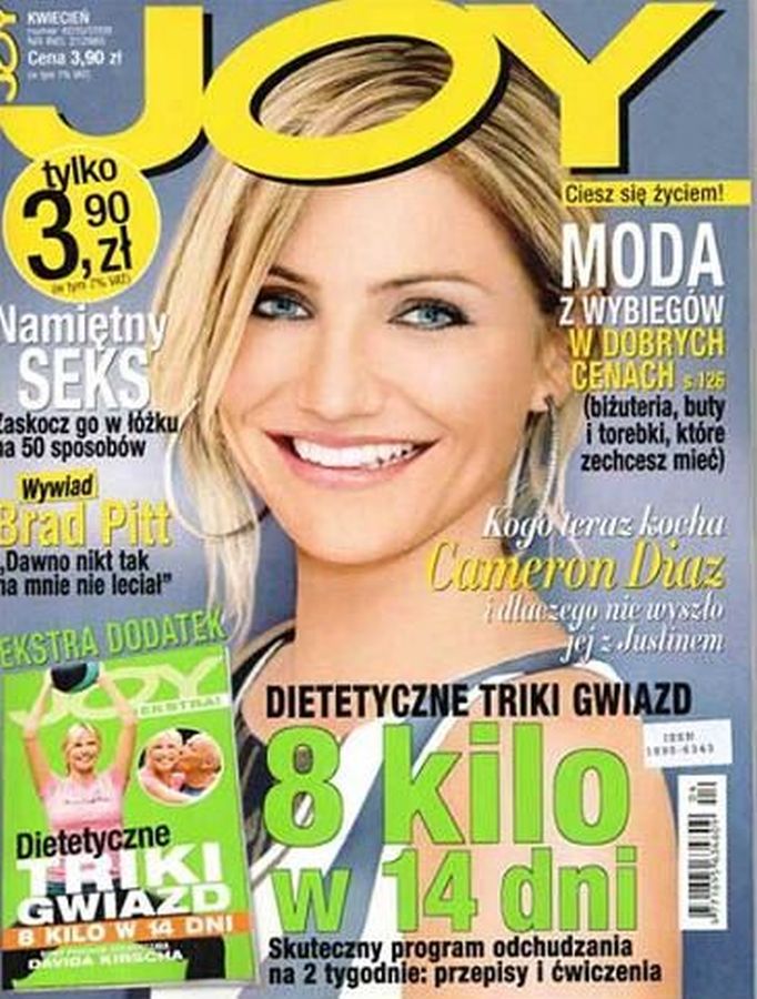 JOY POLAND magazine side cover  April 2008