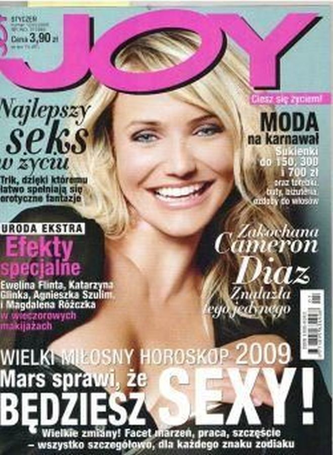 JOY POLAND magazine side cover  January 2009