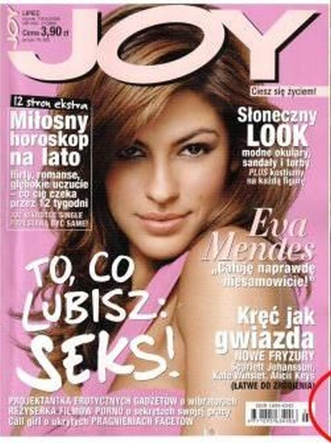 JOY POLAND magazine side cover  July 2009