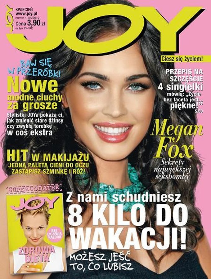 JOY POLAND magazine side cover  April 2010
