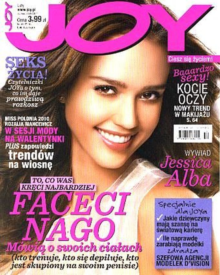 JOY POLAND magazine side cover  February 2011