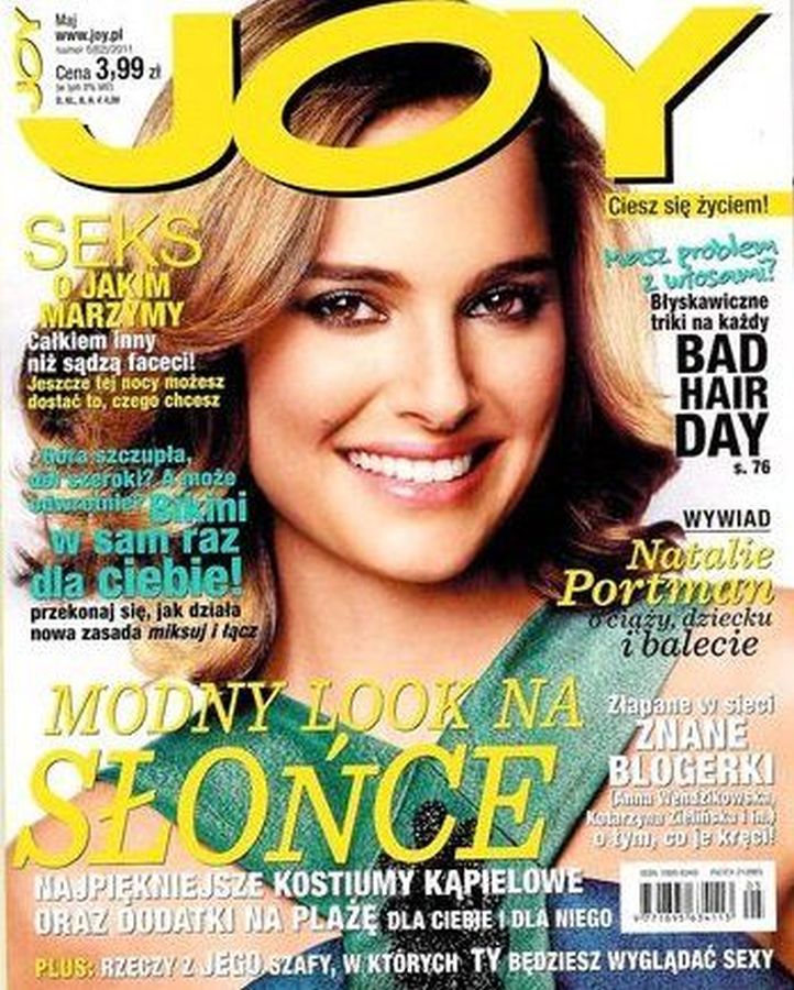 JOY POLAND magazine side cover  May 2011