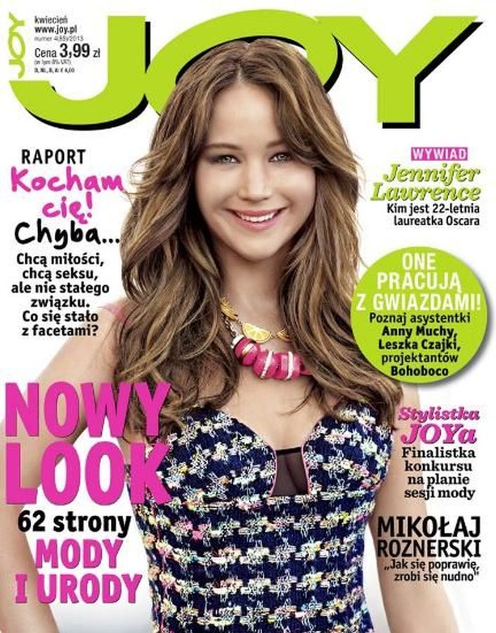 JOY POLAND magazine side cover  April 2013