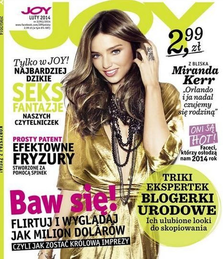 JOY POLAND magazine side cover  February 2014