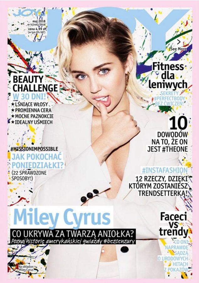 JOY POLAND magazine side cover  May 2018