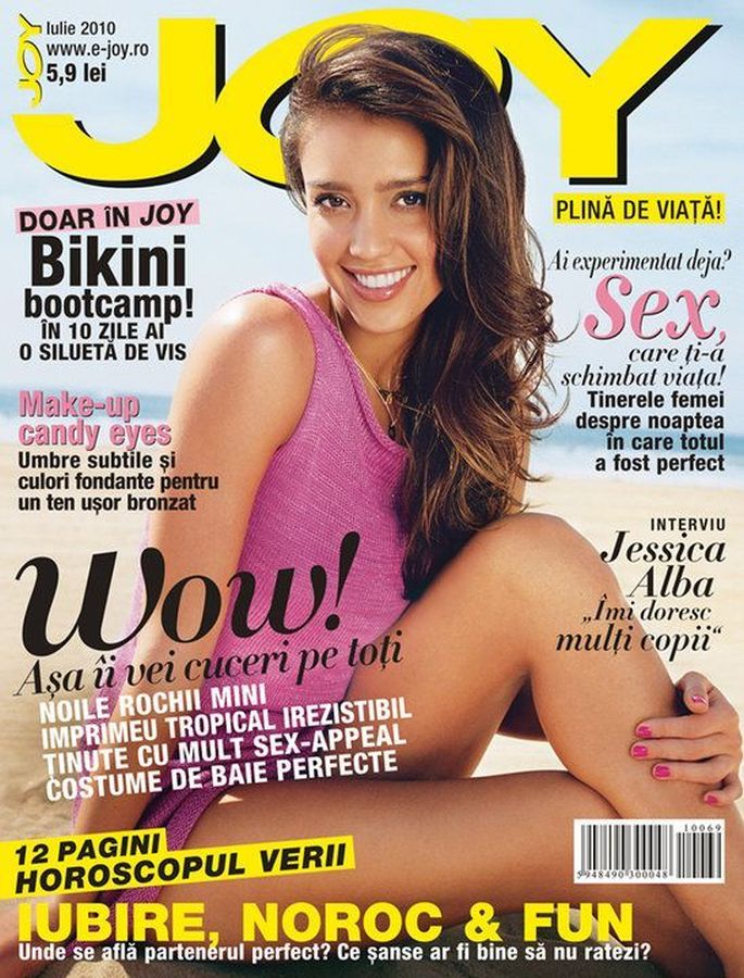 JOY ROMANIA magazine side cover  July 2010