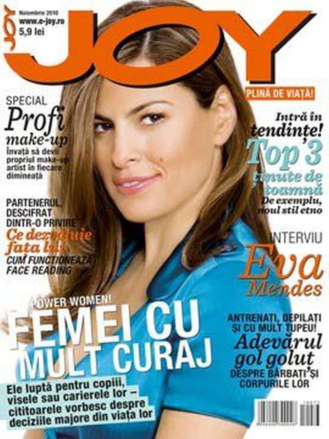 JOY ROMANIA magazine side cover  January 2011
