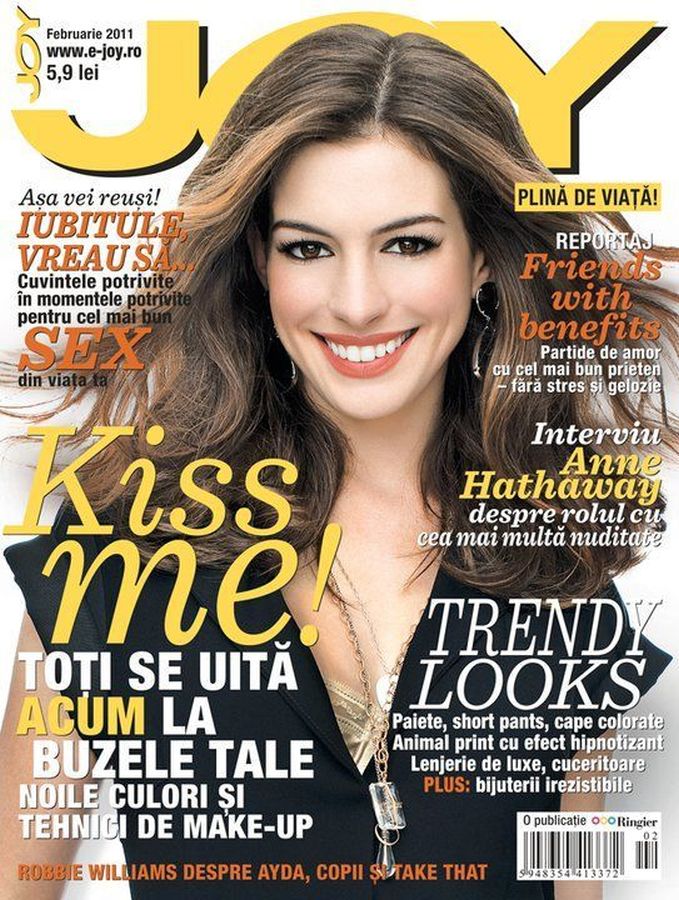 JOY ROMANIA magazine side cover  February 2011