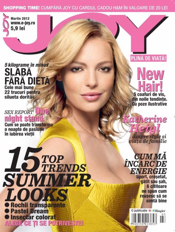 JOY ROMANIA magazine side cover  March 2012