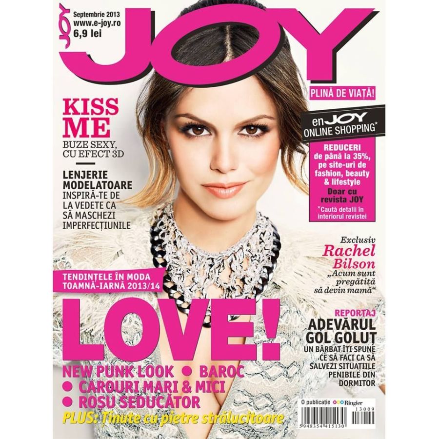JOY ROMANIA magazine side cover  September 2013