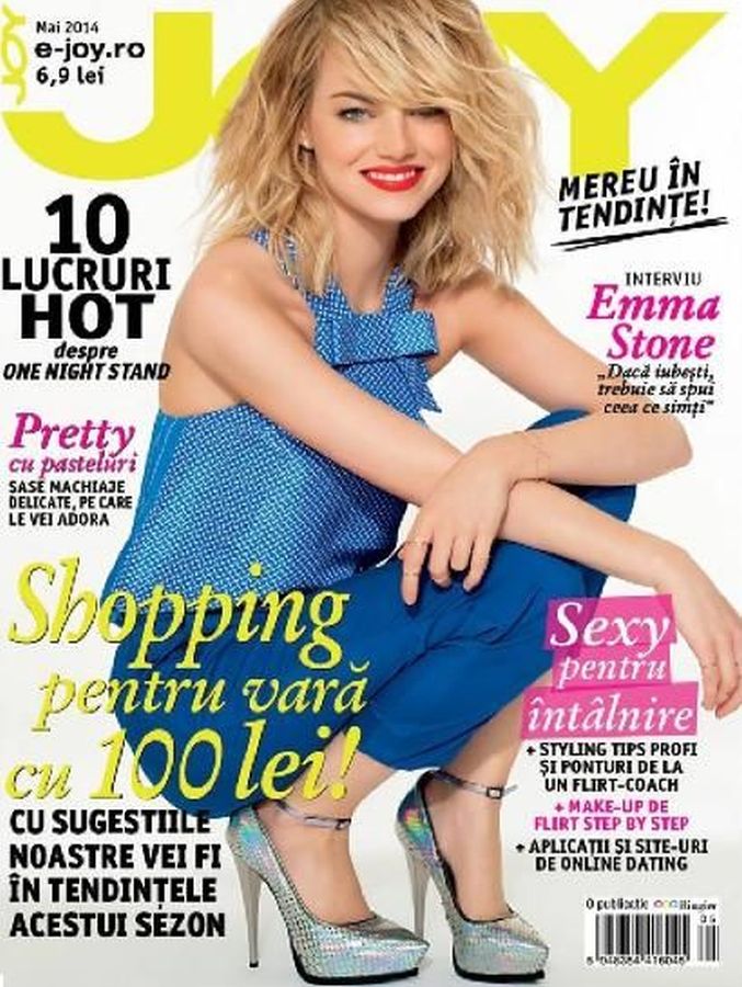 JOY ROMANIA magazine side cover  May 2014