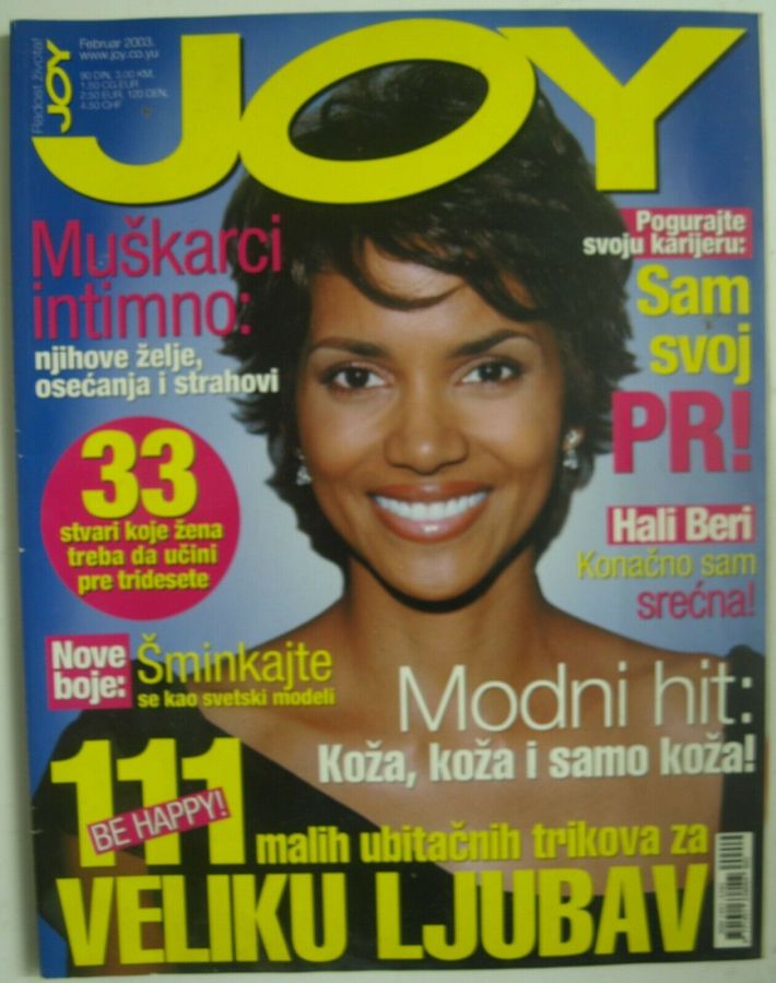 JOY SERBIA magazine side cover  February 2003
