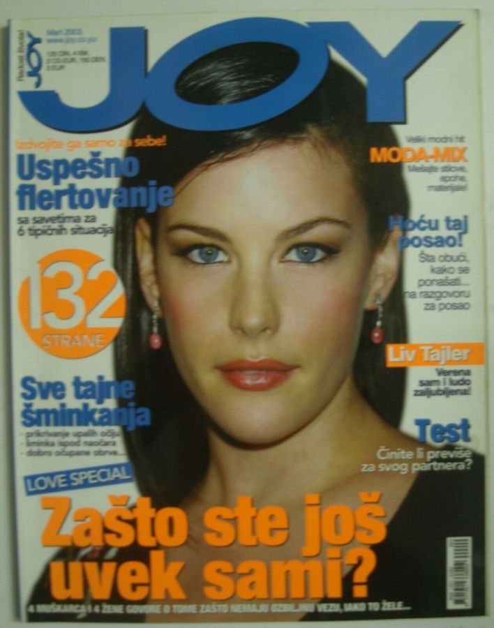 JOY SERBIA magazine side cover  March 2003