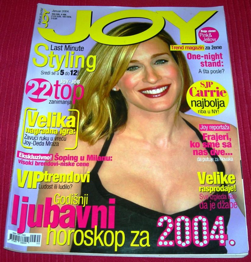 JOY SERBIA magazine side cover  January 2004