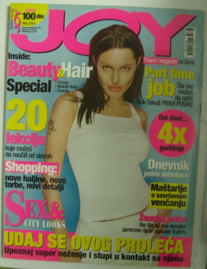 JOY SERBIA magazine side cover  May 2004