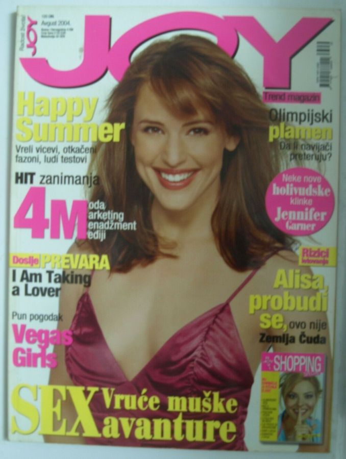 JOY SERBIA magazine side cover  August 2004