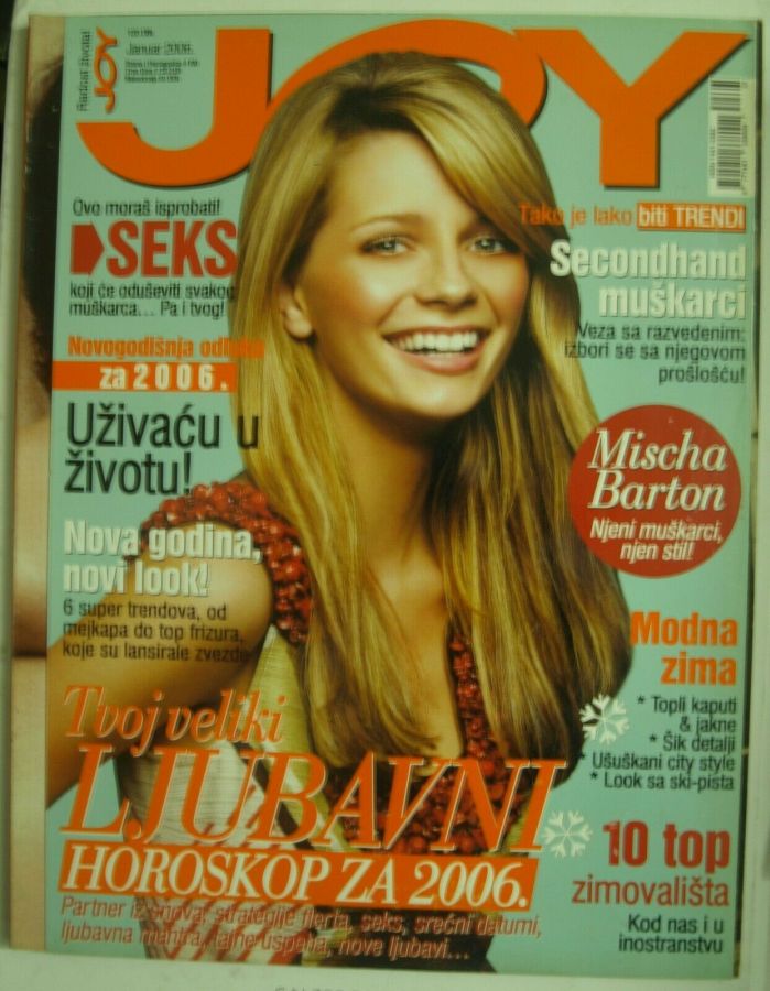 JOY SERBIA magazine side cover  January 2006