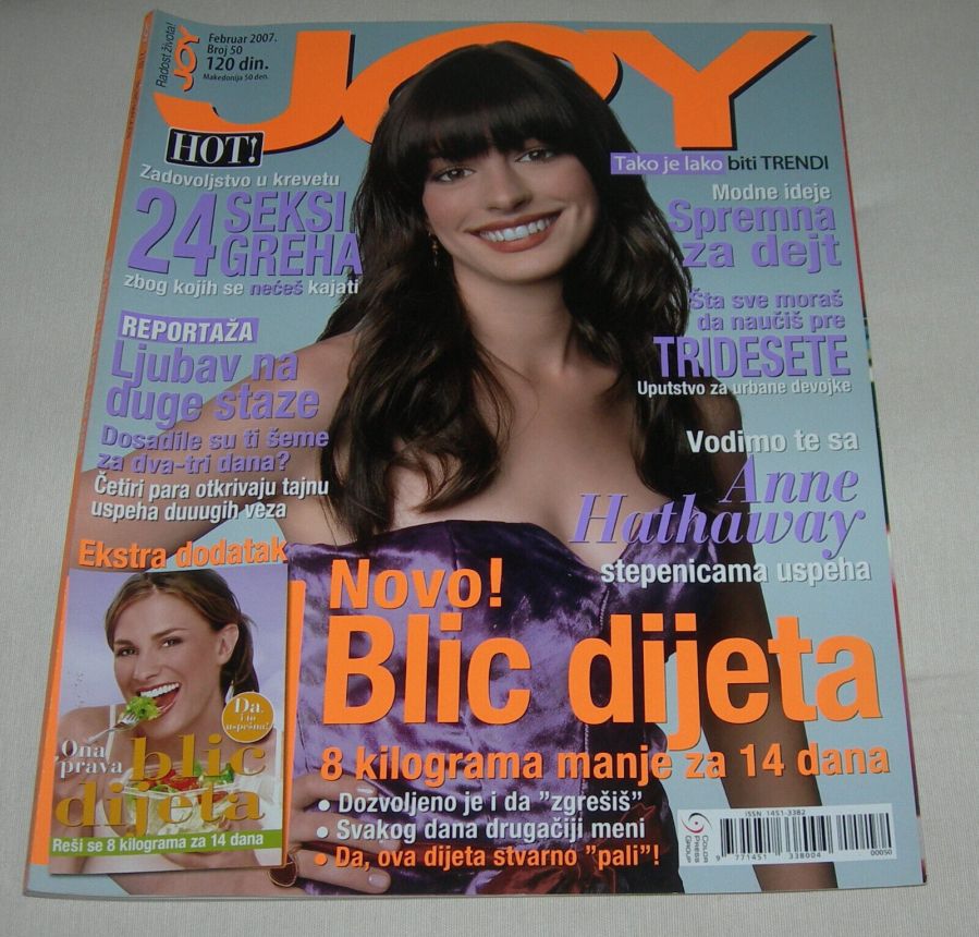 JOY SERBIA magazine side cover  February 2007