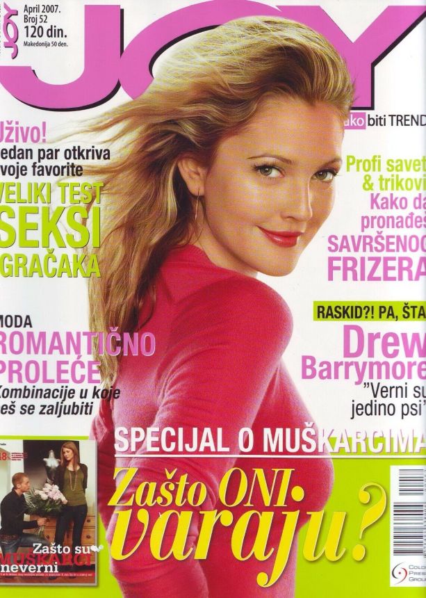 JOY SERBIA magazine side cover  April 2007
