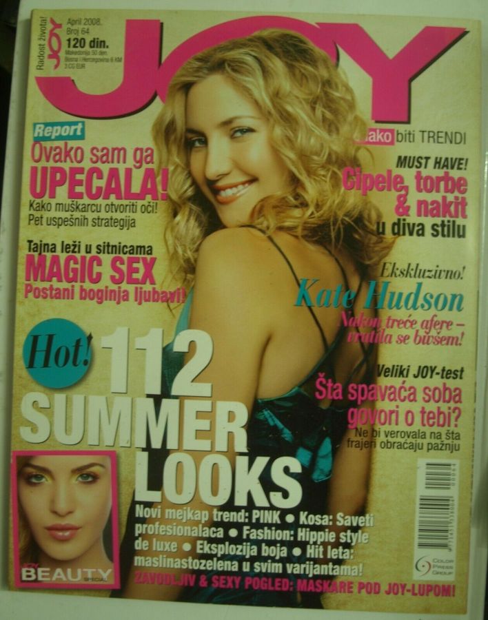JOY SERBIA magazine side cover  April 2008