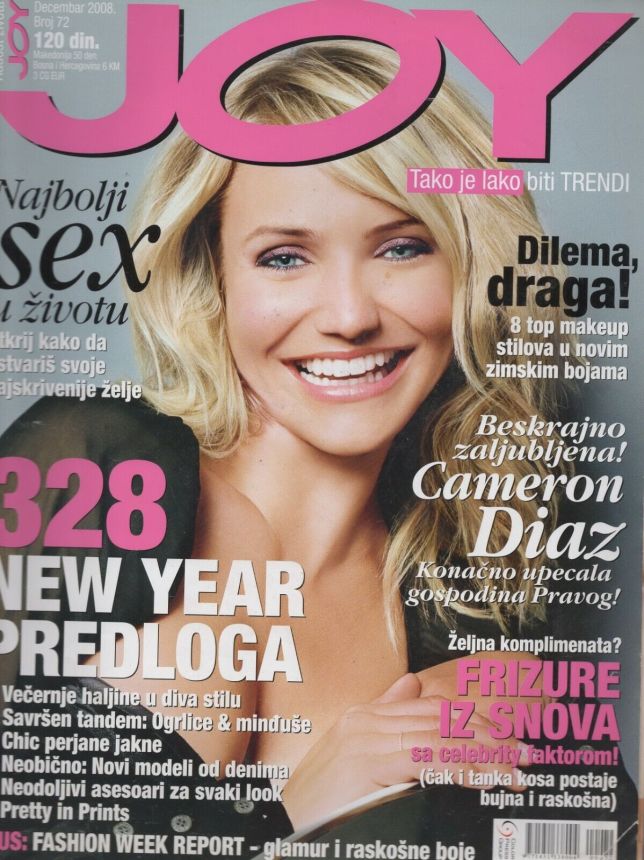 JOY SERBIA magazine side cover  December 2008