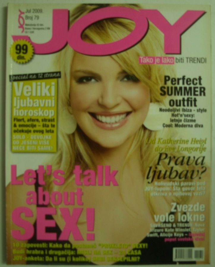 JOY SERBIA magazine side cover  July 2009