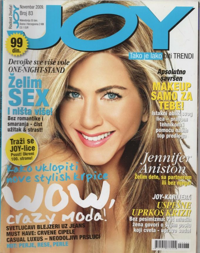 JOY SERBIA magazine side cover  November 2009