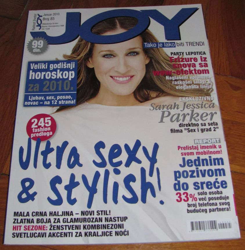 JOY SERBIA magazine side cover  January 2010