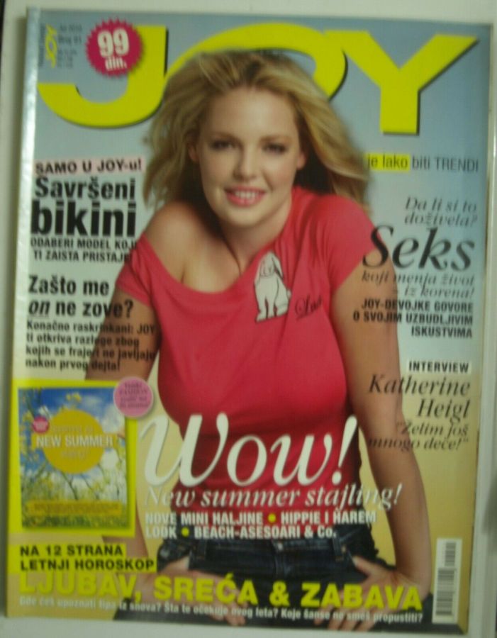 JOY SERBIA magazine side cover  July 2010