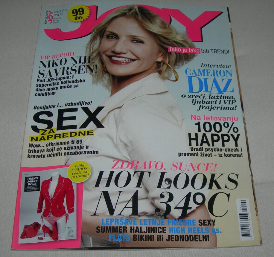 JOY SERBIA magazine side cover  August 2010