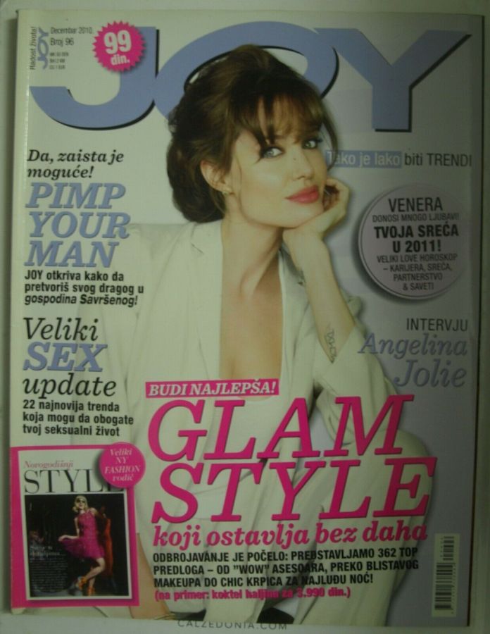 JOY SERBIA magazine side cover  December 2010