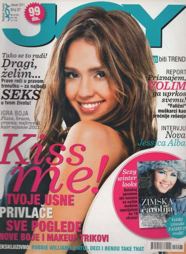 JOY SERBIA magazine side cover  January 2011