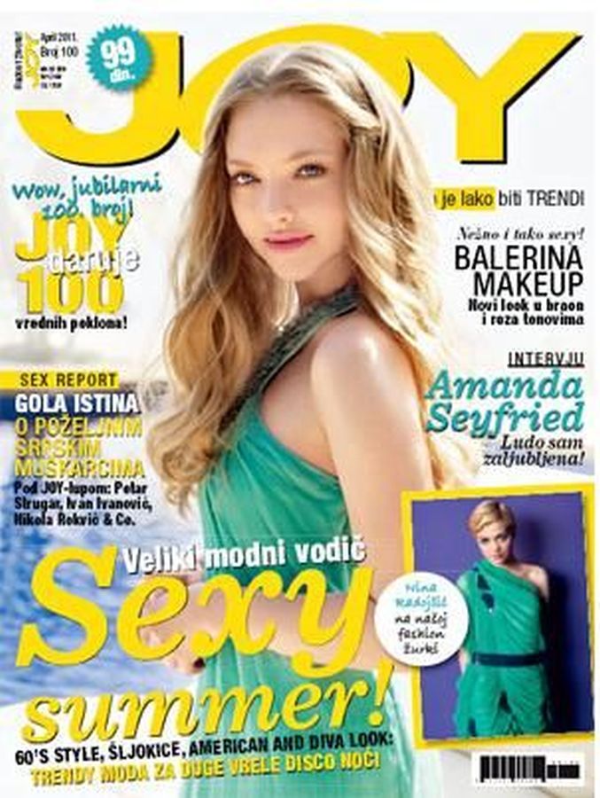 JOY SERBIA magazine side cover  April 2011