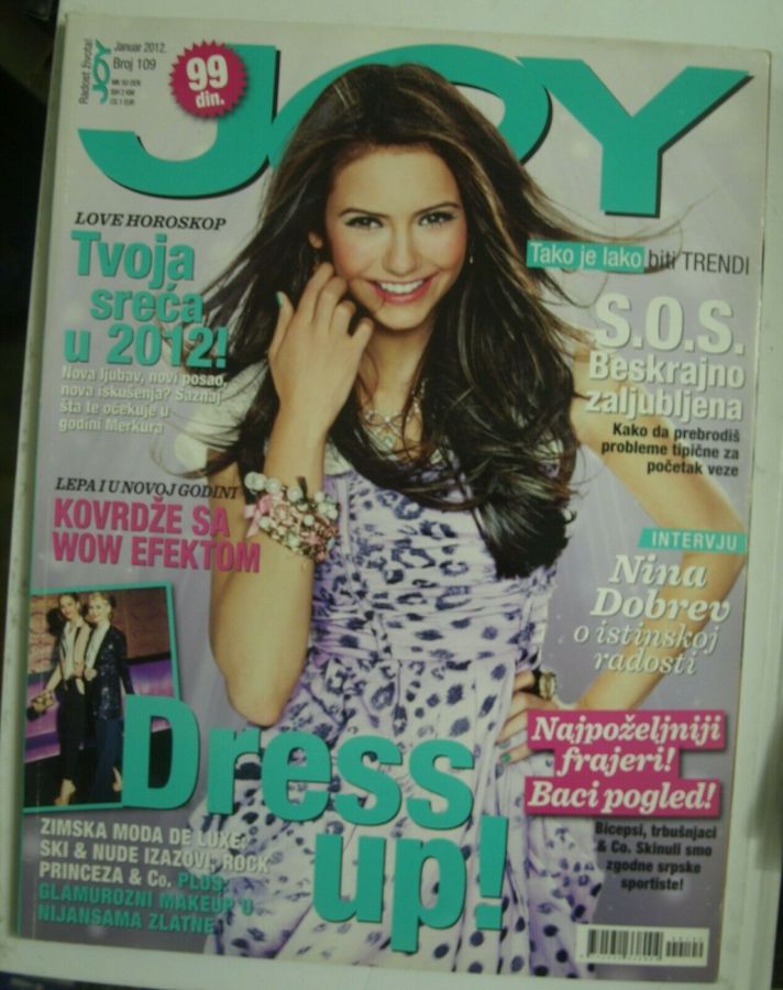 JOY SERBIA magazine side cover  January 2012
