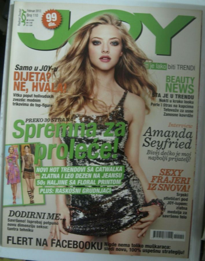 JOY SERBIA magazine side cover  February 2012