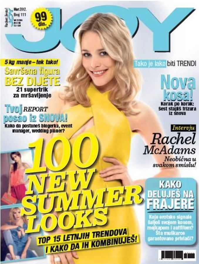 JOY SERBIA magazine side cover  March 2012