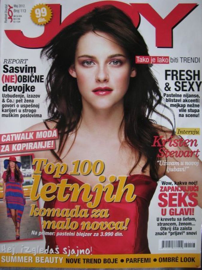 JOY SERBIA magazine side cover  May 2012
