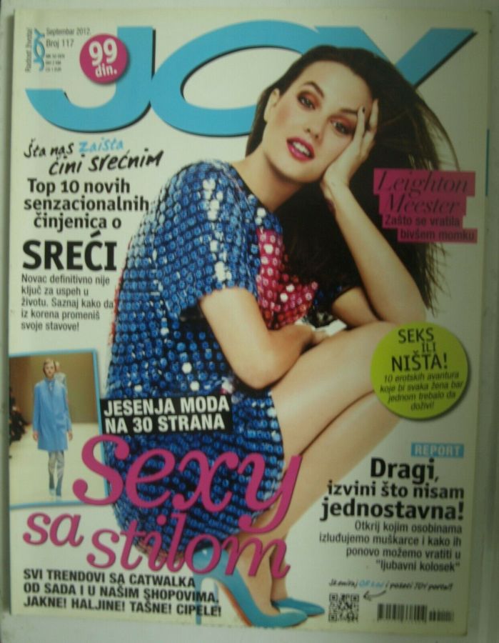 JOY SERBIA magazine side cover  September 2012