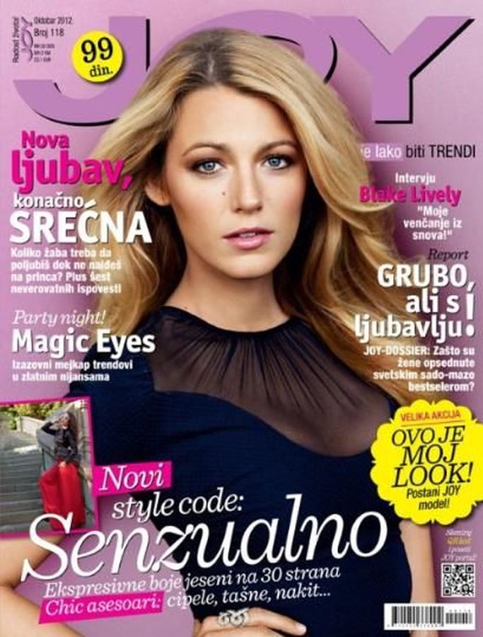 JOY SERBIA magazine side cover  October 2012