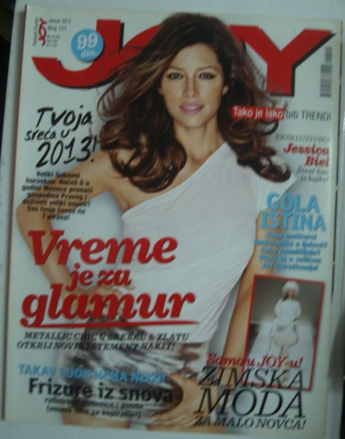 JOY SERBIA magazine side cover  January 2013