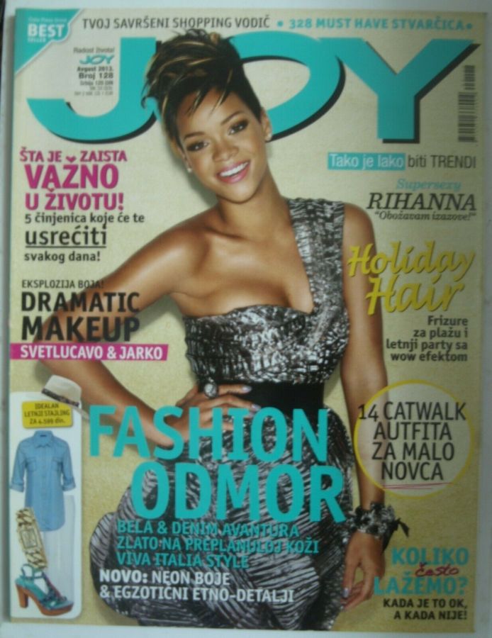 JOY SERBIA magazine side cover  August 2013